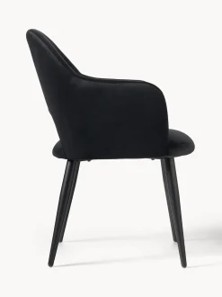 Silla Con Reposabrazos De Terciopelo Rachel