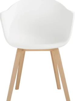 Silla Con Reposabrazos De Plastico Claire