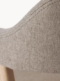 Silla Con Reposabrazos De Madera Santiano