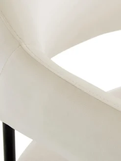 Silla Con Reposabrazos De Terciopelo Zoe