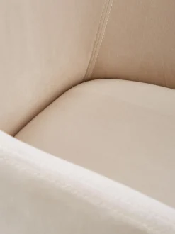 Silla Con Reposabrazos De Terciopelo Isla