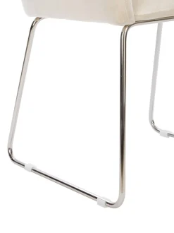 Silla Con Reposabrazos De Terciopelo Isla