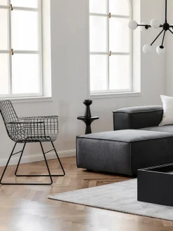 Silla Con Reposabrazos De Metal Wire