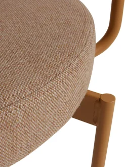 Silla Con Reposabrazos De Metal Sedia