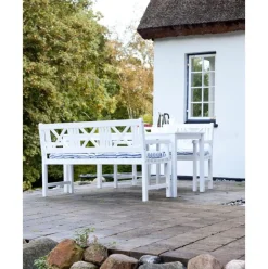 Silla Con Reposabrazos Para Exterior De Madera Rosenborg