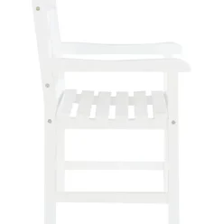 Silla Con Reposabrazos Para Exterior De Madera Rosenborg