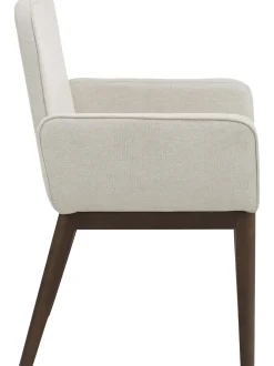 Silla Con Reposabrazos Tapizada Koga