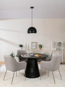 Silla Con Resposabrazos En Terciopelo Ava