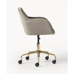 Silla De Escritorio En Terciopelo Lucie