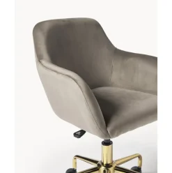 Silla De Escritorio En Terciopelo Lucie
