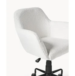 Silla De Escritorio En Tejido Boucle Lucie