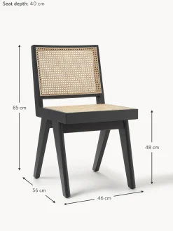 Silla De Madera Con Tejido Vienes Sissi