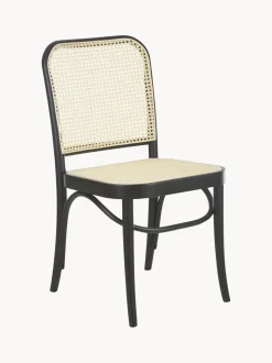 Silla De Madera Con Tejido Vienes Franz