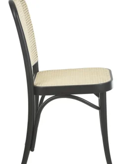 Silla De Madera Con Tejido Vienes Franz