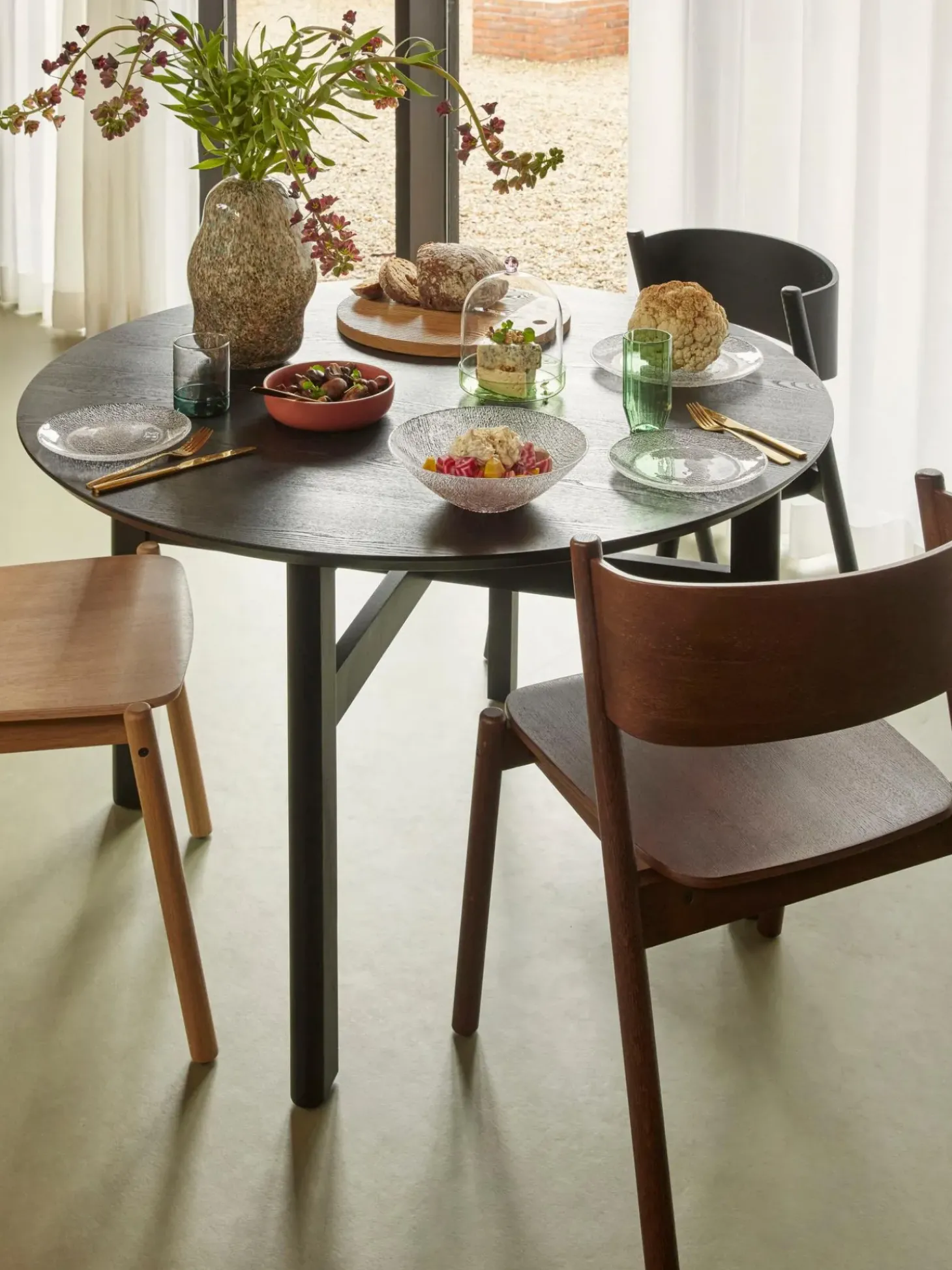 Silla De Madera Oblique