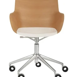 Silla De Oficina Con Reposabrazos Q/Wood, Altura Regulable