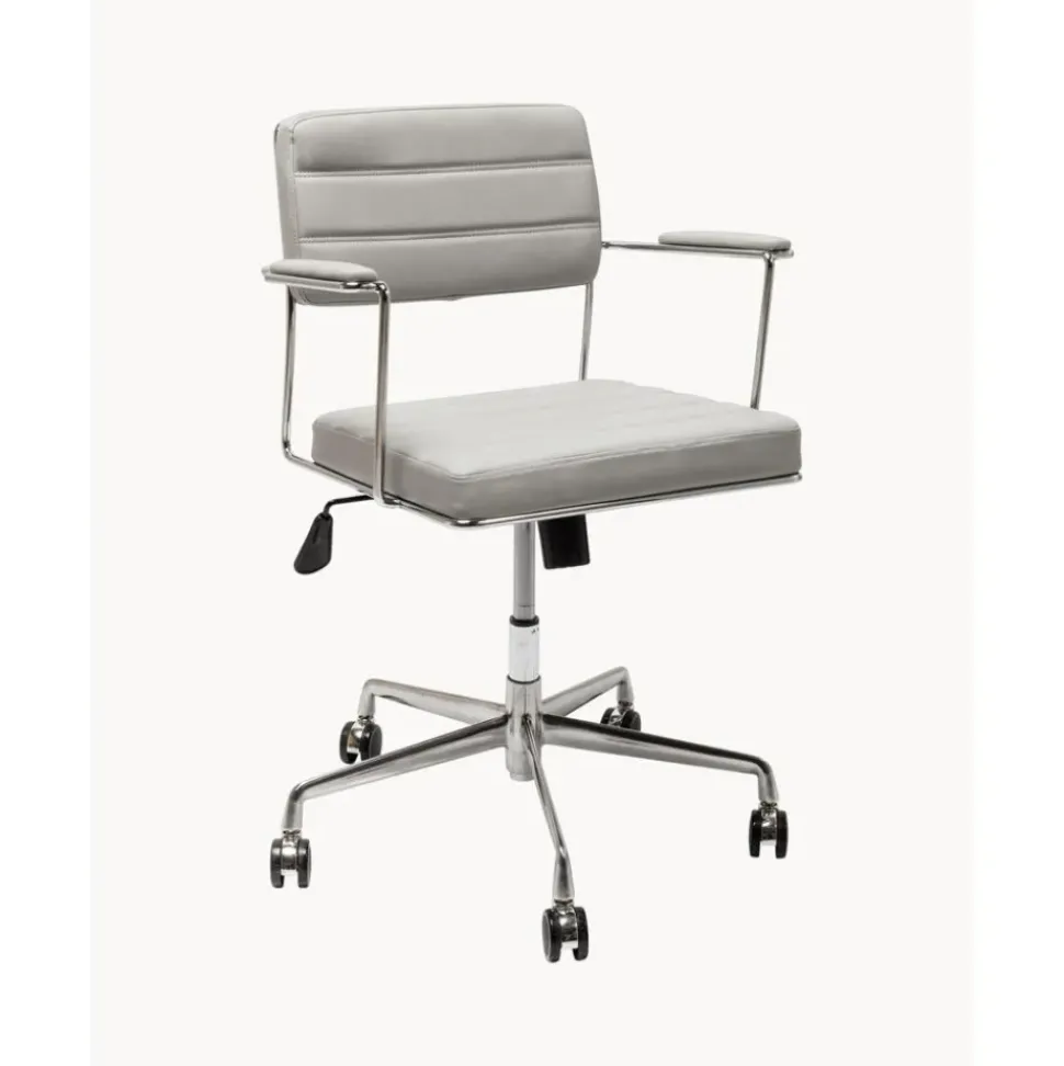 Silla De Oficina De Cuero Sintetico Dottore