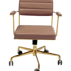 Silla De Oficina De Cuero Sintetico Dottore