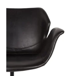 Silla De Oficina De Cuero Sintetico Nikki, Altura Regulable