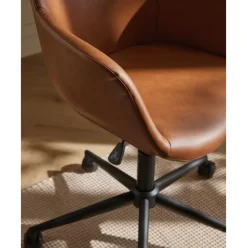 Silla De Oficina De Cuero Sintetico Fiji