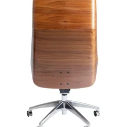 Silla De Oficina De Cuero Sintetico Rouven, Altura Regulable