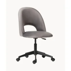 Silla De Oficina De Terciopelo Rachel, Altura Regulable