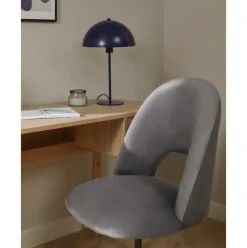 Silla De Oficina De Terciopelo Rachel, Altura Regulable