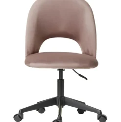 Silla De Oficina De Terciopelo Rachel, Altura Regulable