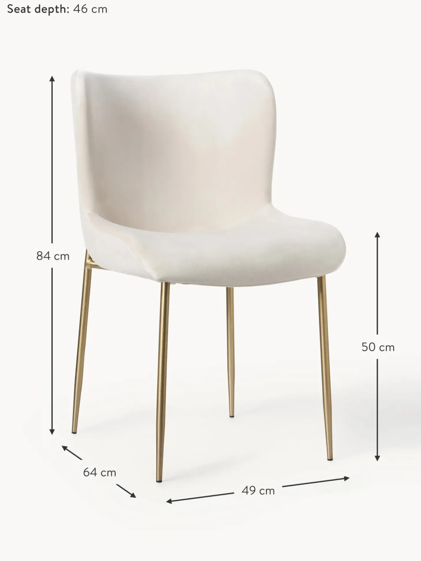 Silla De Terciopelo Tess