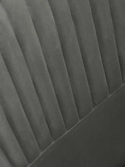 Silla Giratoria Con Reposabrazos De Terciopelo Lola