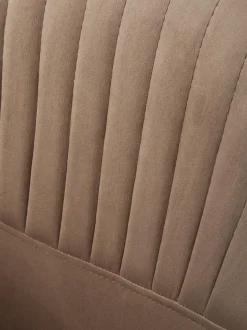 Silla Giratoria Con Reposabrazos De Terciopelo Lola