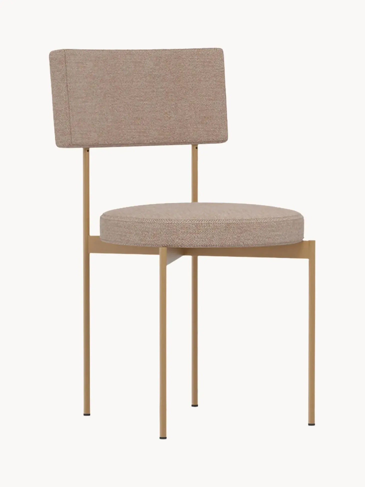 Silla Tapaizada De Metal Sedia