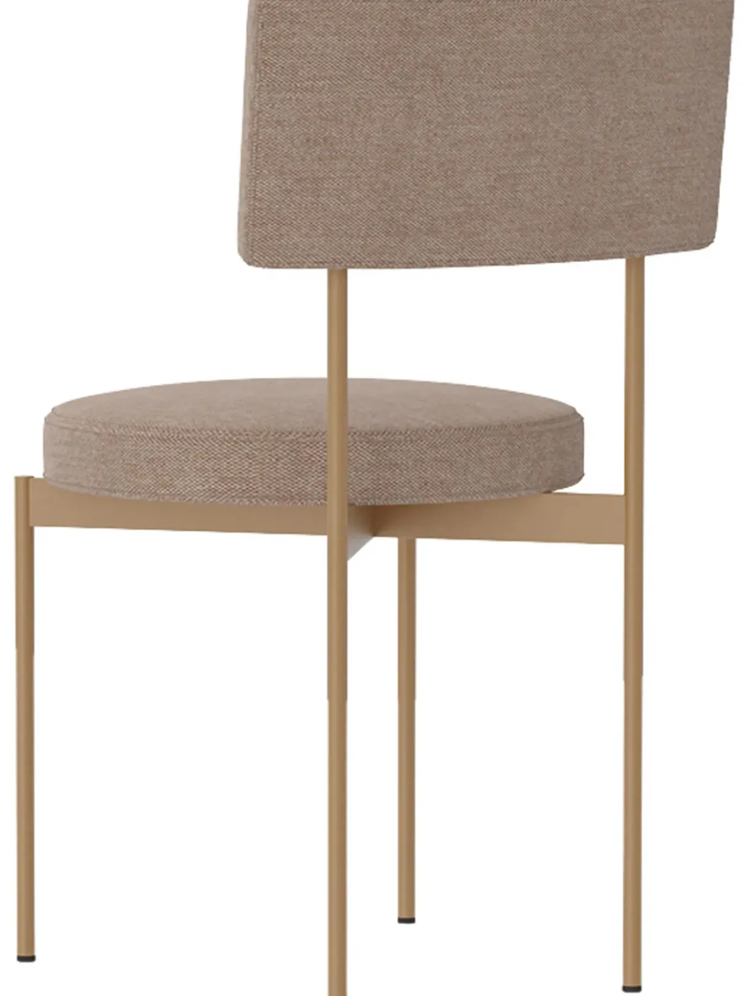 Silla Tapaizada De Metal Sedia