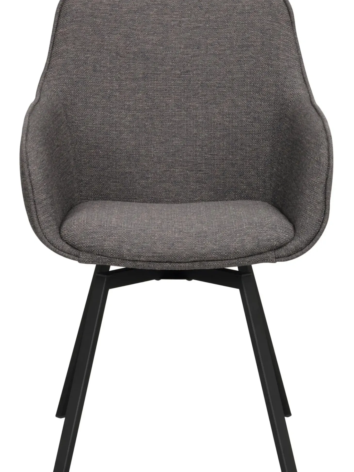 Silla Tapizada Con Reposabrazos Giratoria Alison