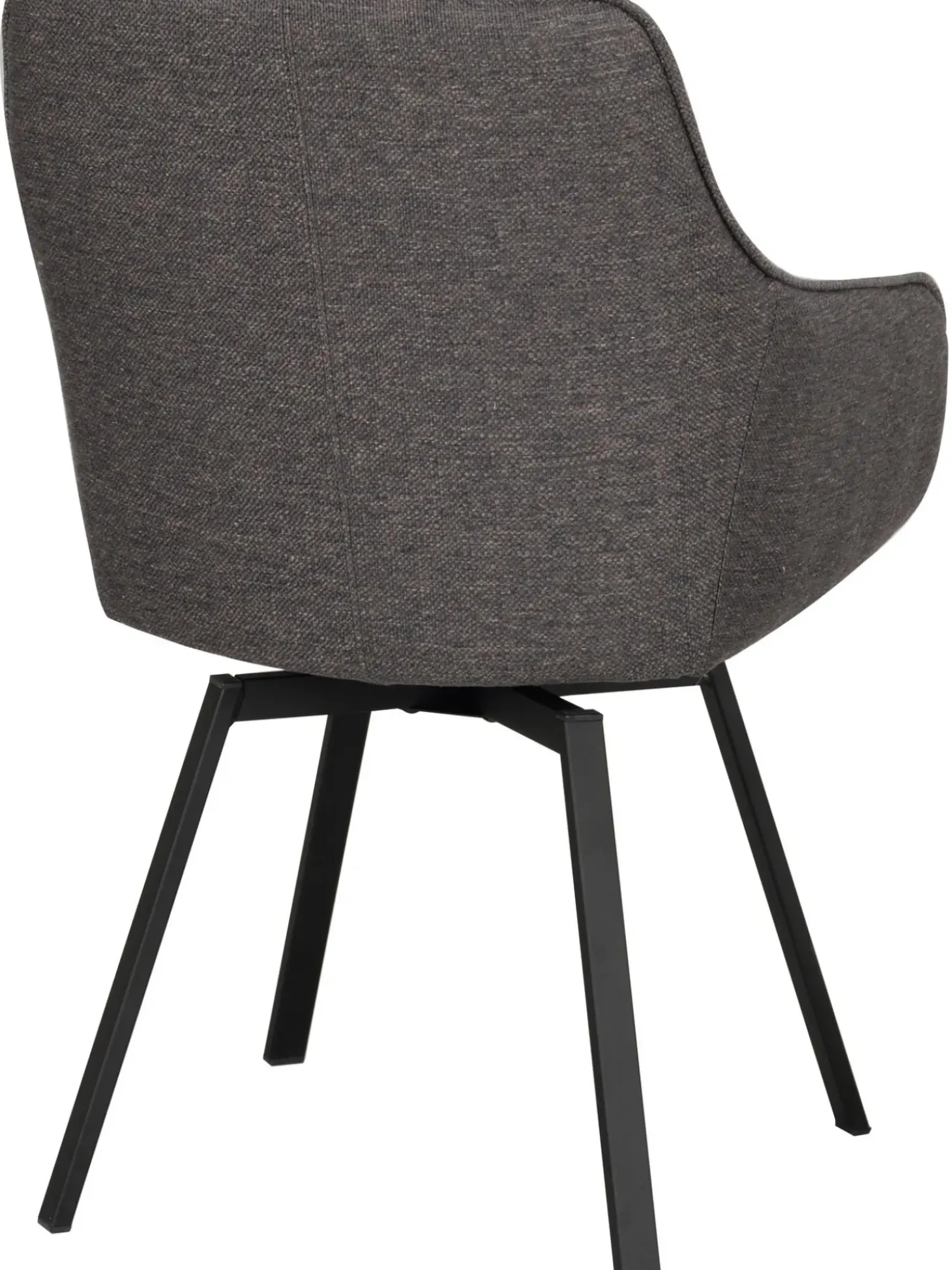 Silla Tapizada Con Reposabrazos Giratoria Alison