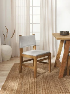 Silla Tapizada De Madera Liano