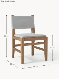 Silla Tapizada De Madera Liano