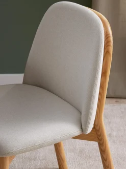 Silla Tapizada De Madera De Fresno Julie