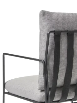 Silla Tapizada De Metal Wayne