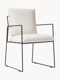 Silla Tapizada De Metal Wayne