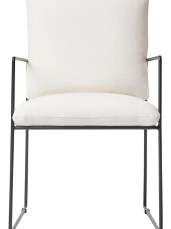 Silla Tapizada De Metal Wayne