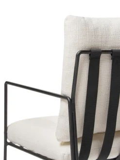 Silla Tapizada De Metal Wayne