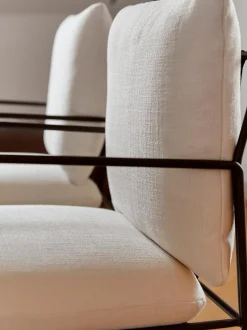 Silla Tapizada De Metal Wayne