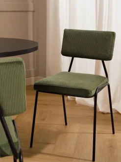 Silla Tapizada En Pana Mats, 2 Uds.