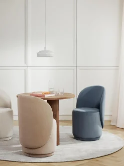 Silla Tapizada En Terciopelo Zeyno