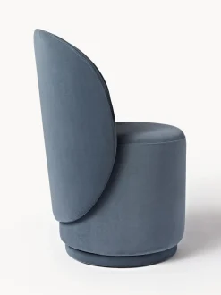 Silla Tapizada En Terciopelo Zeyno