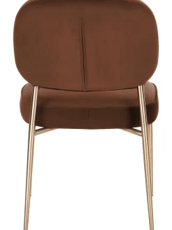 Silla Tapizada En Terciopelo Viggo