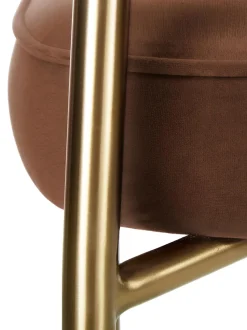 Silla Tapizada En Terciopelo Viggo