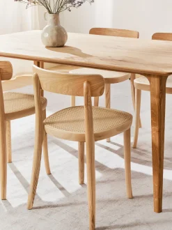 Sillas De Madera Con Tejido Vienes Richie, 2 Uds.