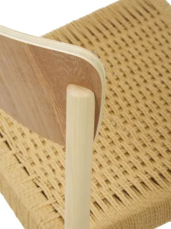 Sillas De Madera Y Ratan Danny, 2 Uds.